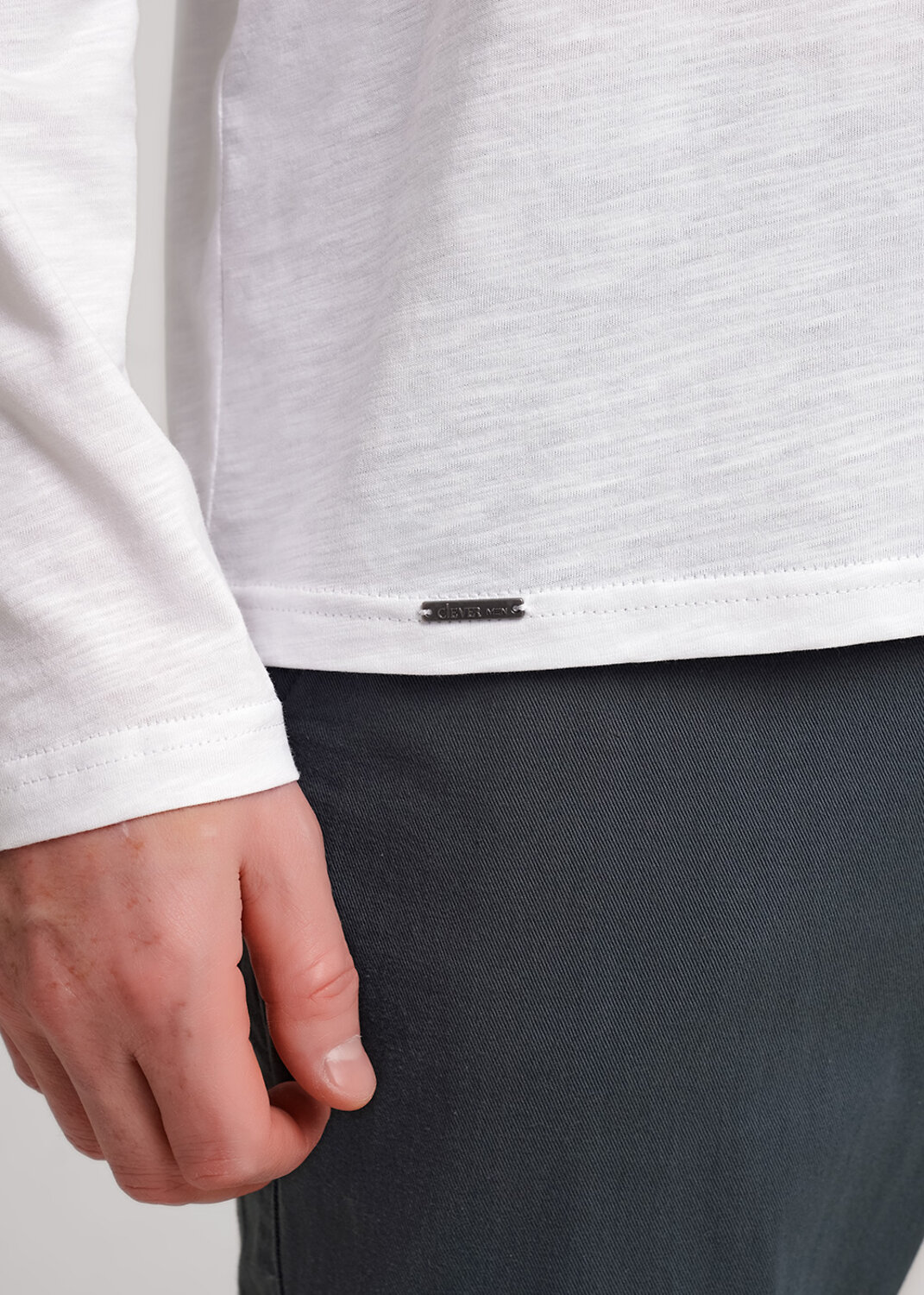 CLEVER Джемпер 579031 662639о maxi белый