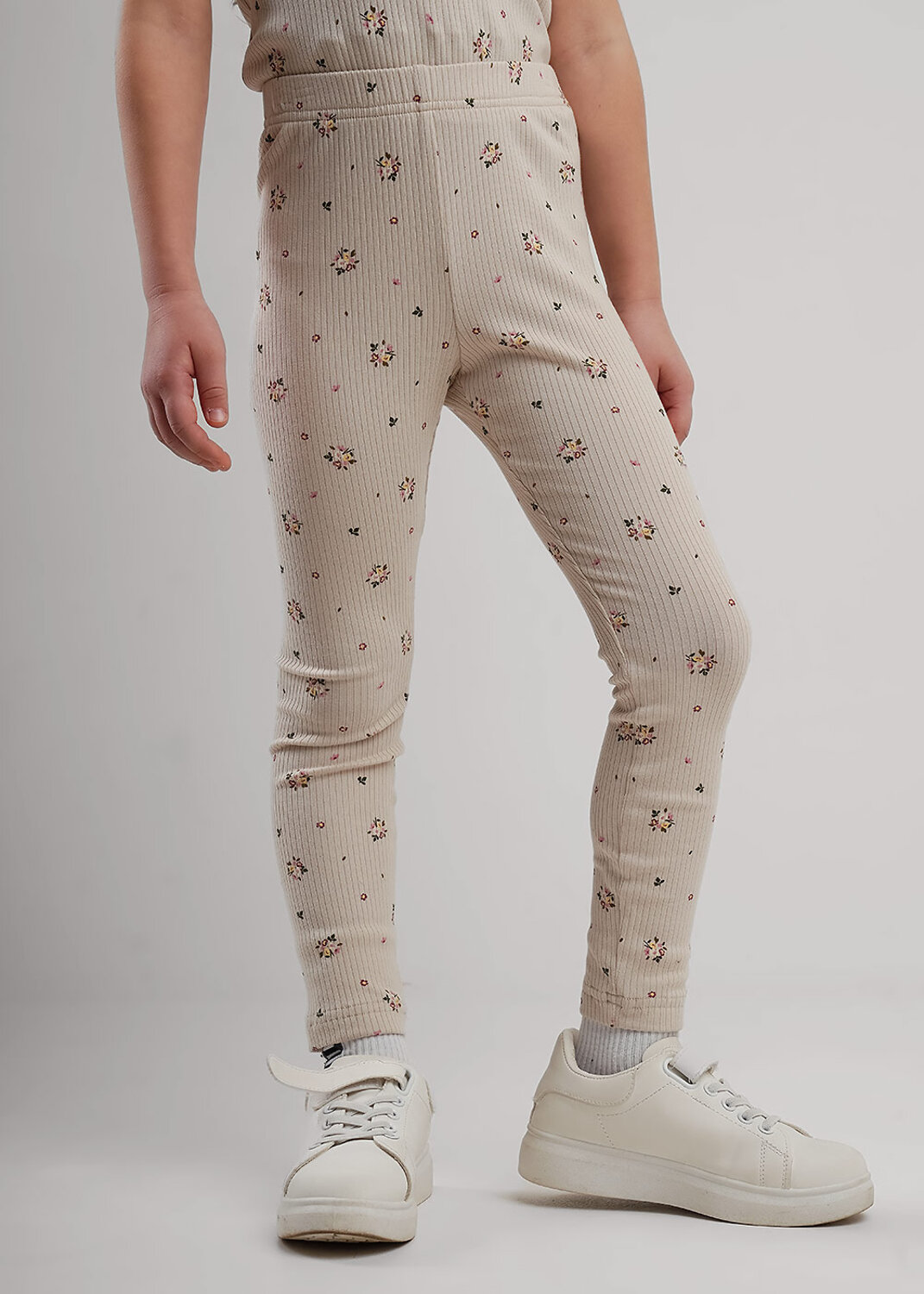 CLEVER Лосины 579070 866892шлн бежевый/зелёный