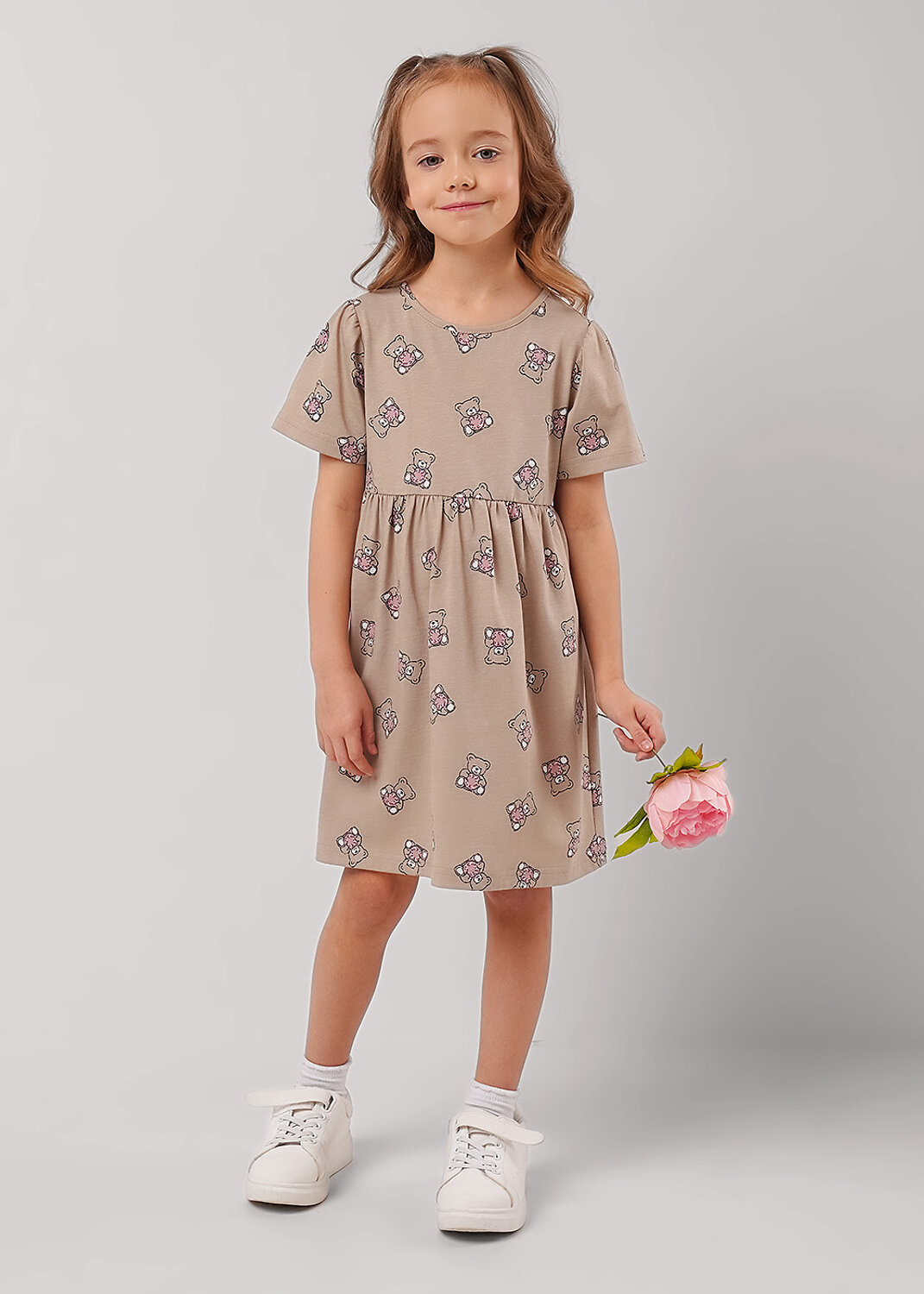 CLEVER Платье 579073 867270кдн бежевый/чёрный