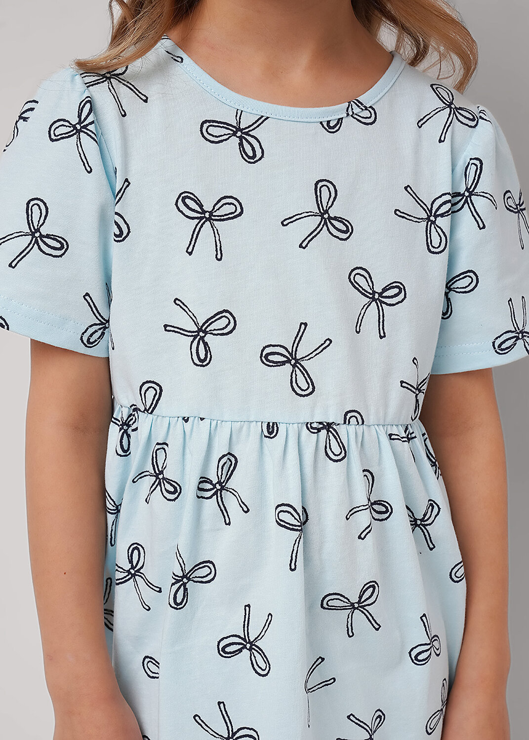 CLEVER Платье 579074 867270кдн св.голубой/т.серый