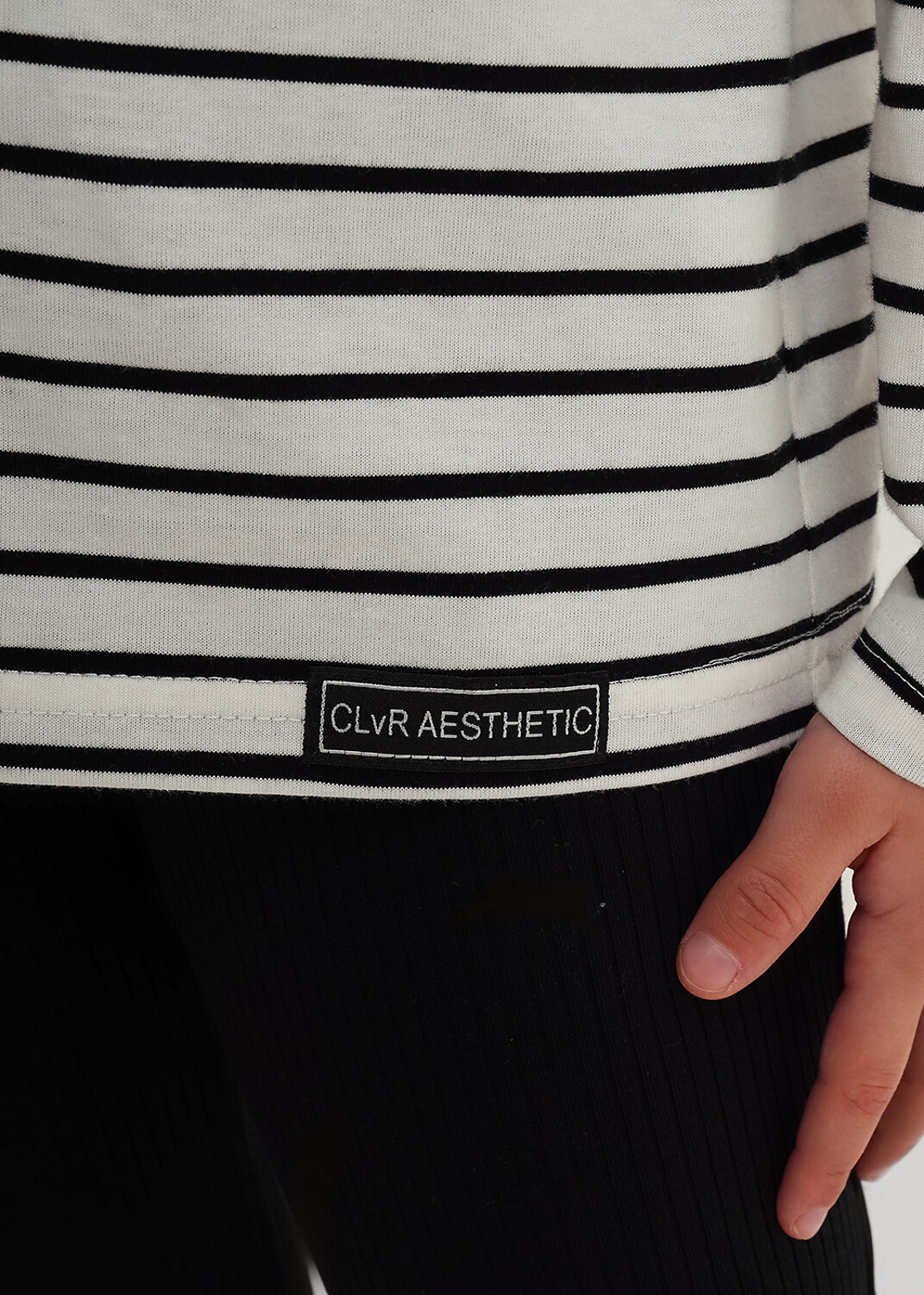 CLEVER Фуфайка 579078 867281кдн молочный/чёрный