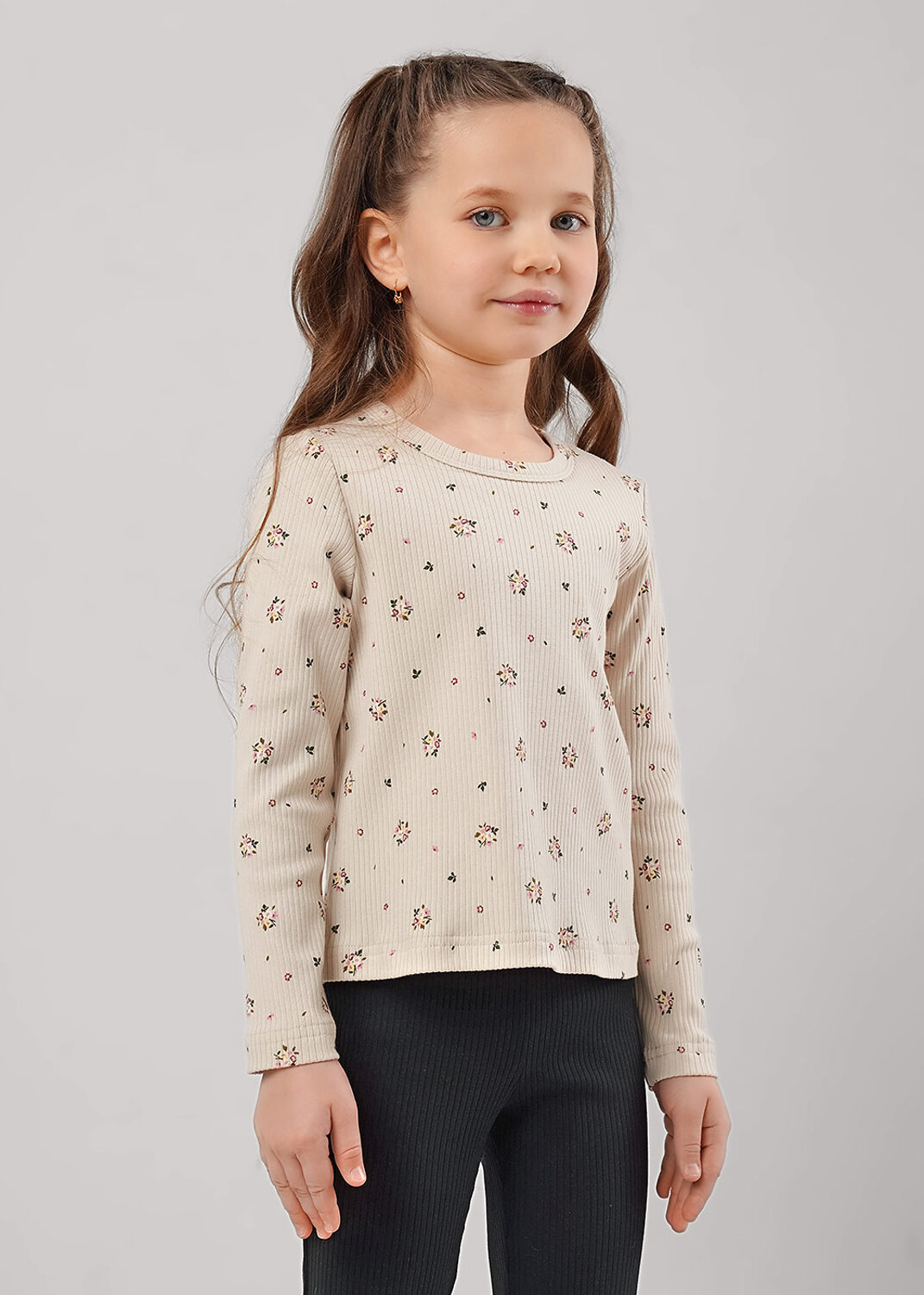 CLEVER Джемпер 579080 867267шлн бежевый/зелёный