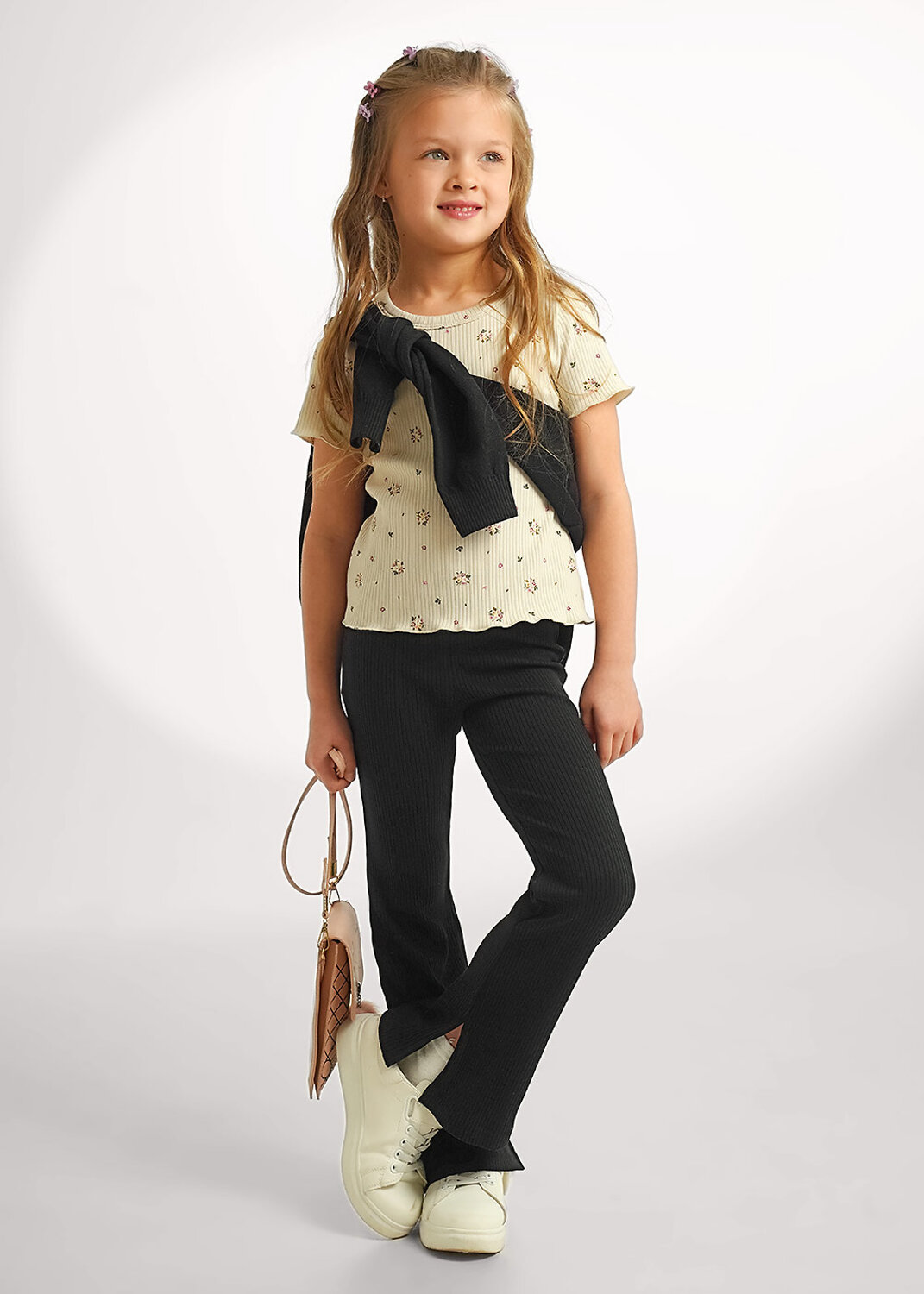 CLEVER Футболка 579086 867269шлн бежевый/зелёный