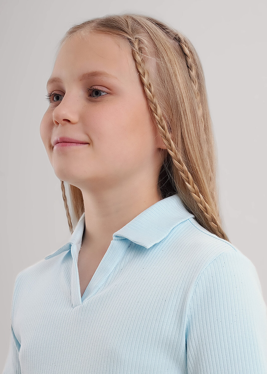 CLEVER Джемпер 579089 867266шл св.голубой