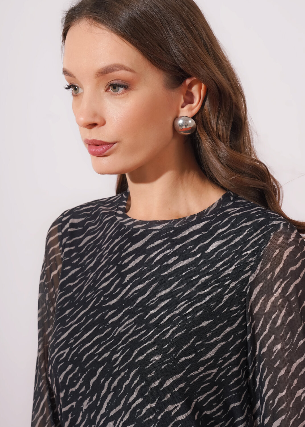 CLEVER Джемпер 579106 267083/196емн чёрный/св.бежевый