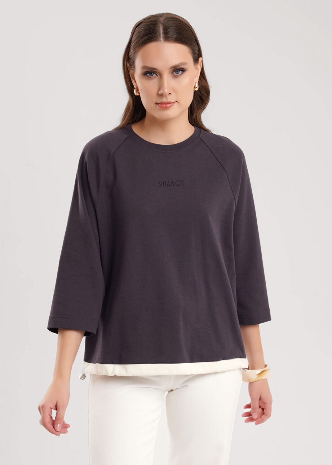 CLEVER Джемпер 579108 267089/195ли_п т.серый