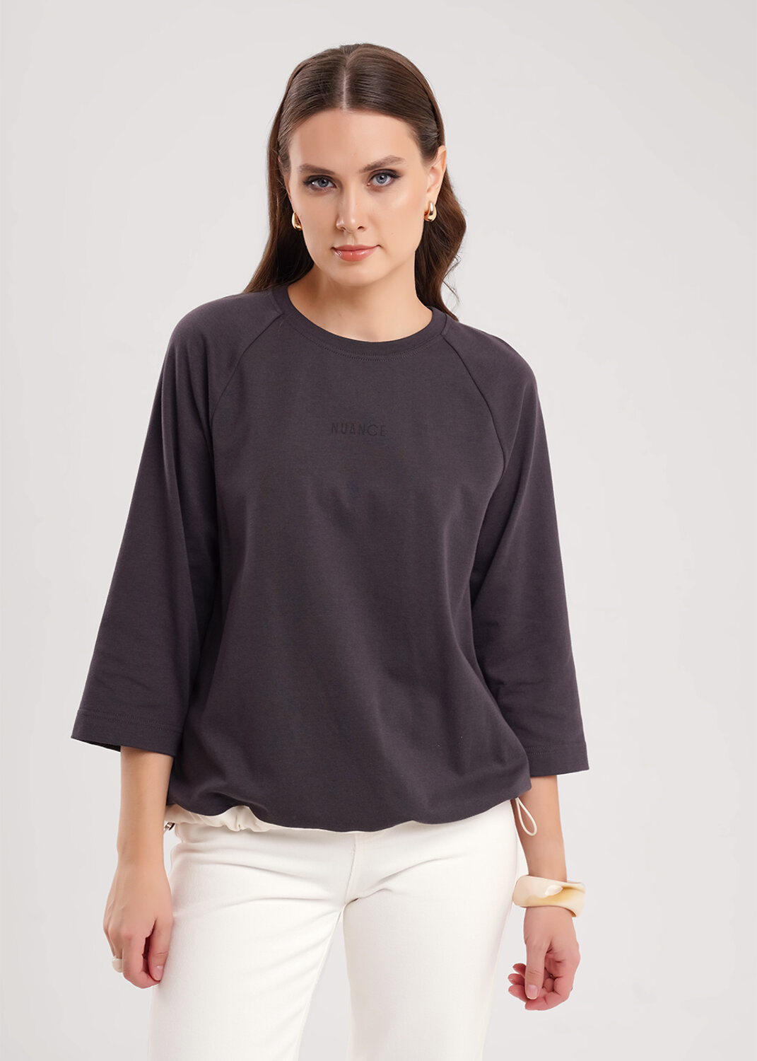 CLEVER Джемпер 579108 267089/195ли_п т.серый