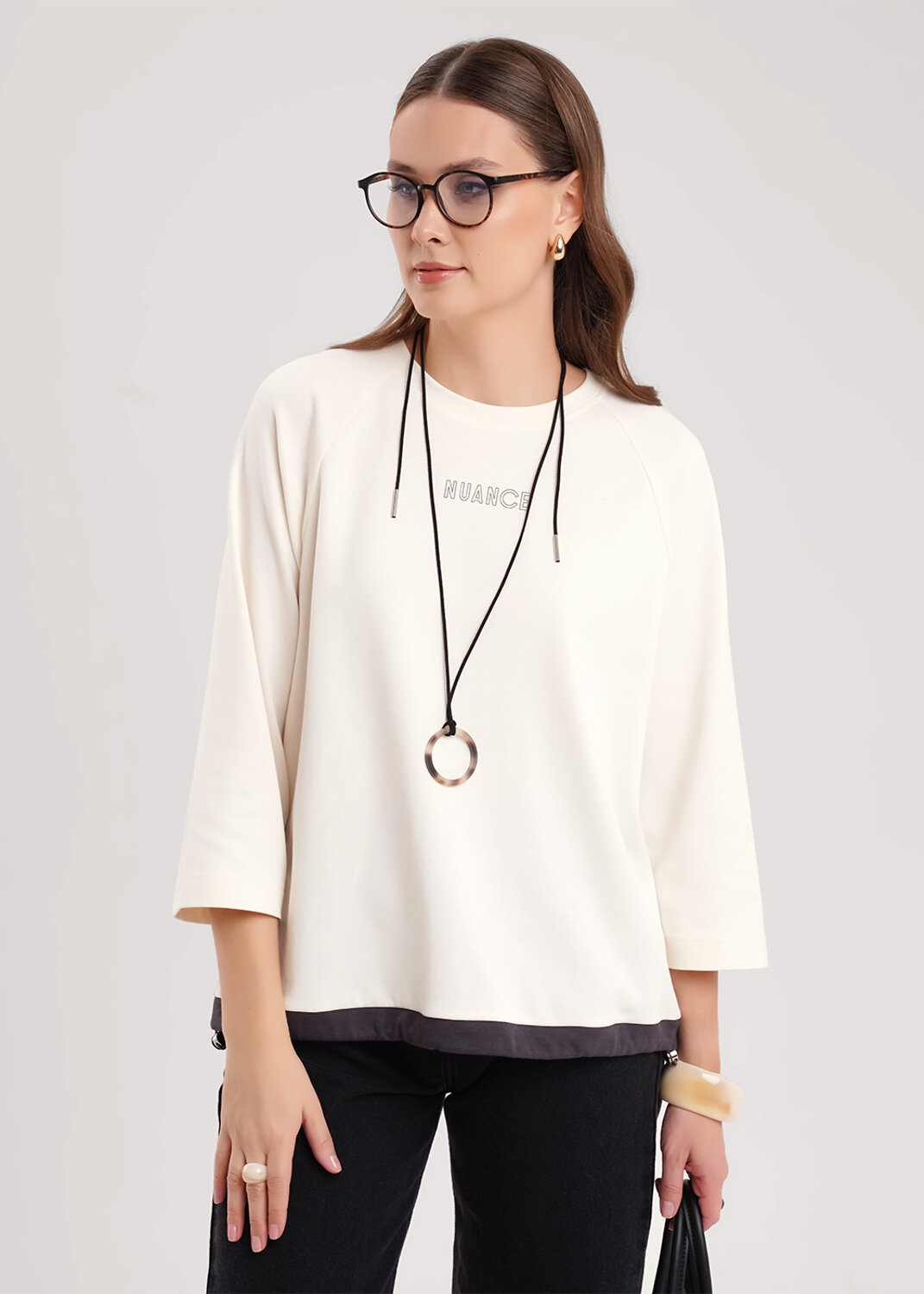 CLEVER Джемпер 579109 267089/195ли_п молочный