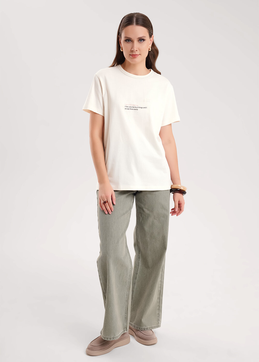 CLEVER Футболка 579111 267087/195кк_п молочный