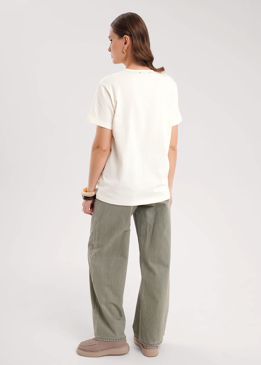 CLEVER Футболка 579111 267087/195кк_п молочный