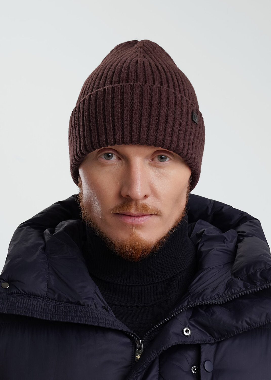 CLEVER Шапка 579134 464615вн т.коричневый