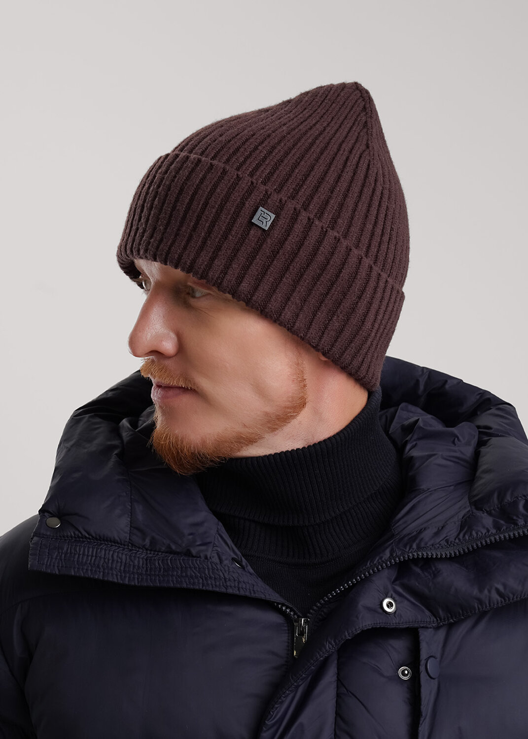 CLEVER Шапка 579134 464615вн т.коричневый