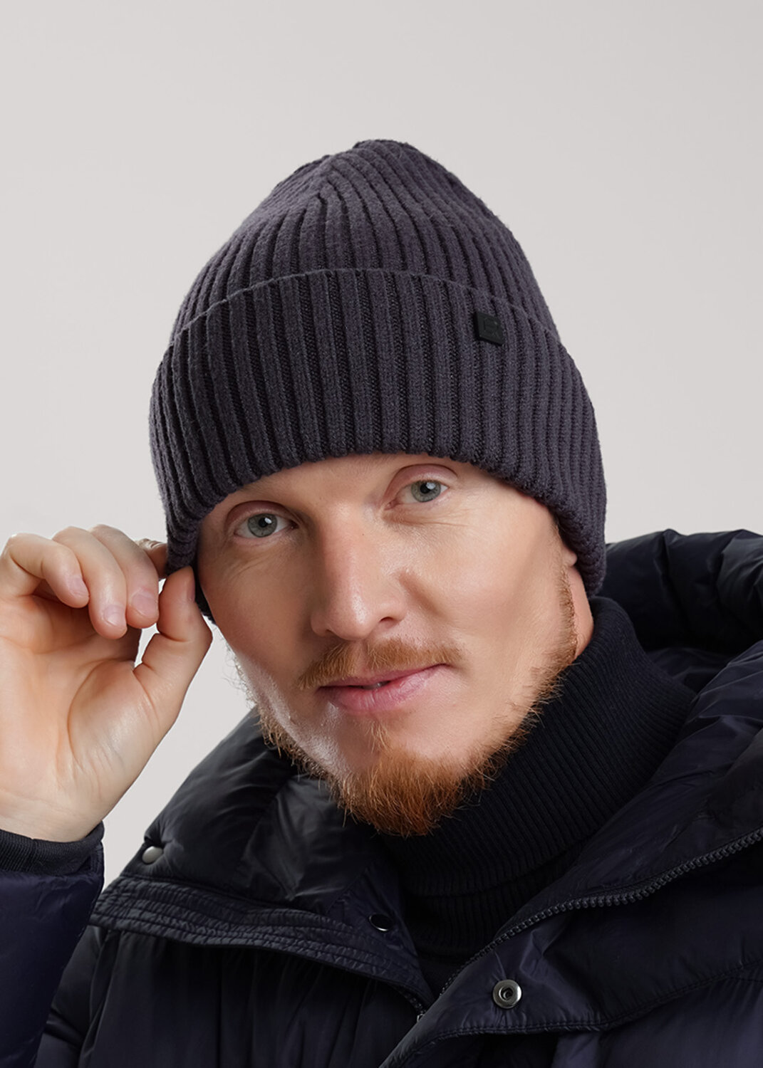 CLEVER Шапка 579135 464615вн т.серый