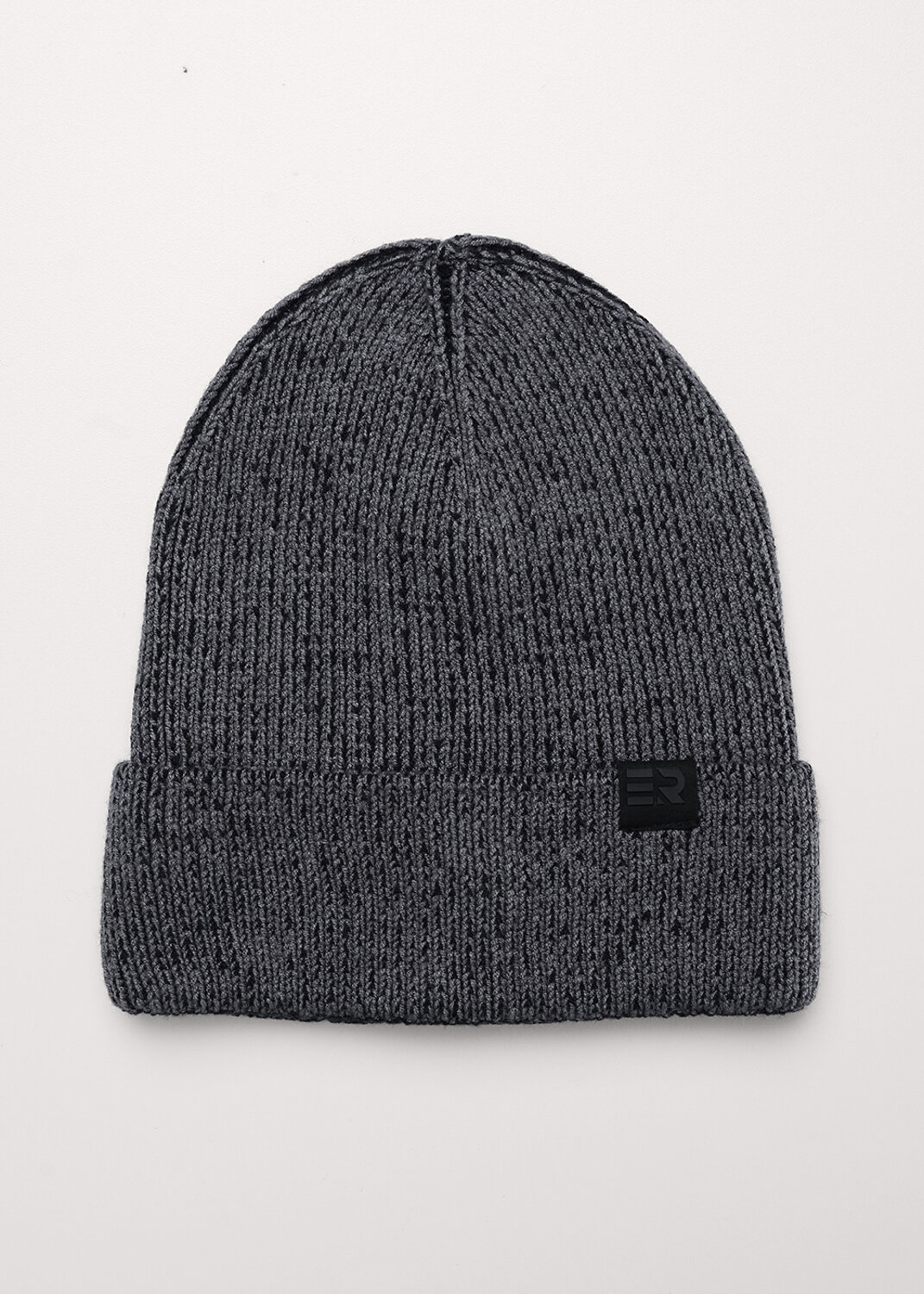 CLEVER Шапка 579150 564630вн меланж серый/чёрный