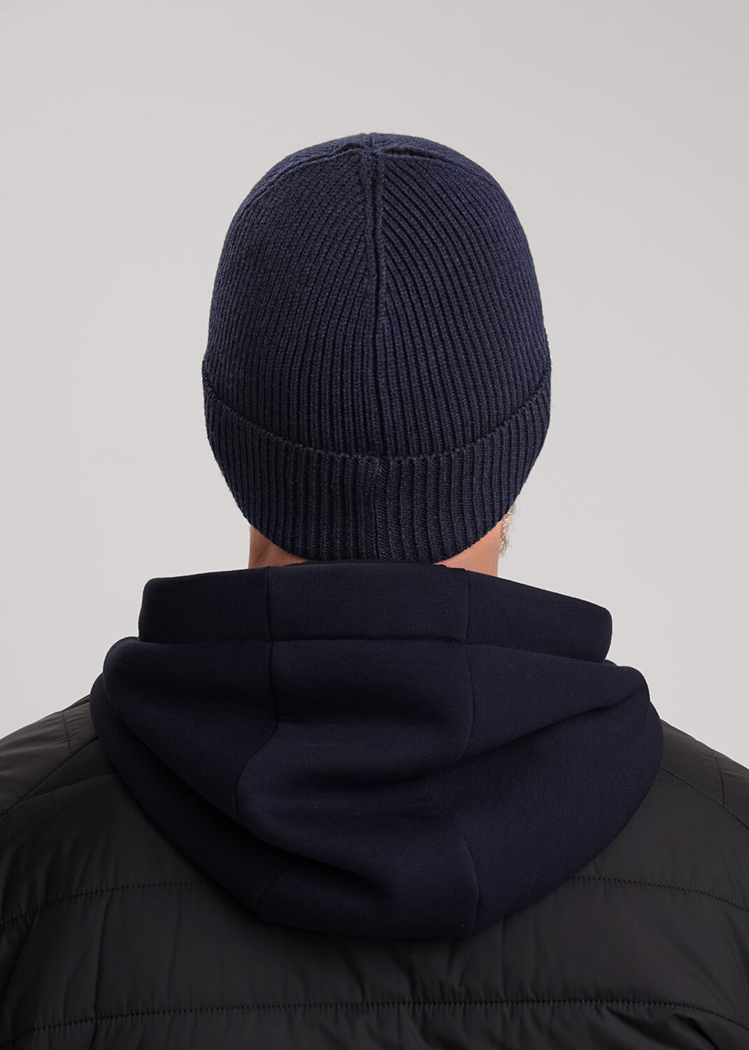 CLEVER Шапка 579152 564630вн т.синий/чёрный