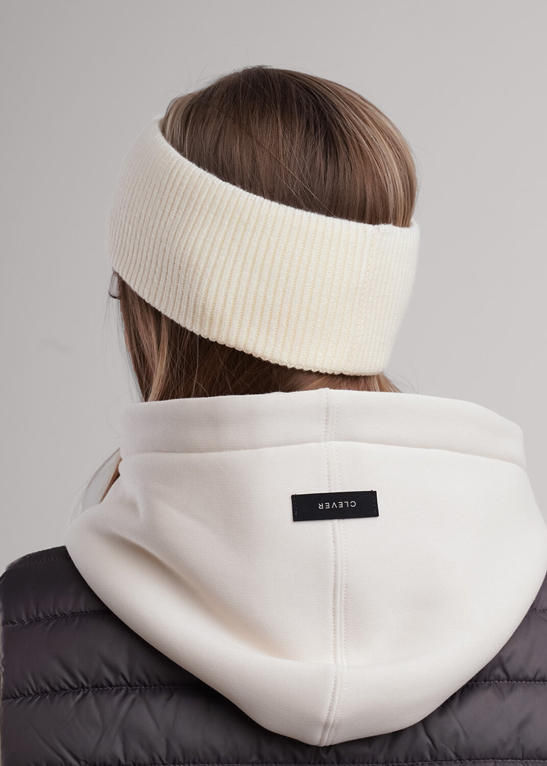 CLEVER Повязка на голову 579153 564632вн молочный