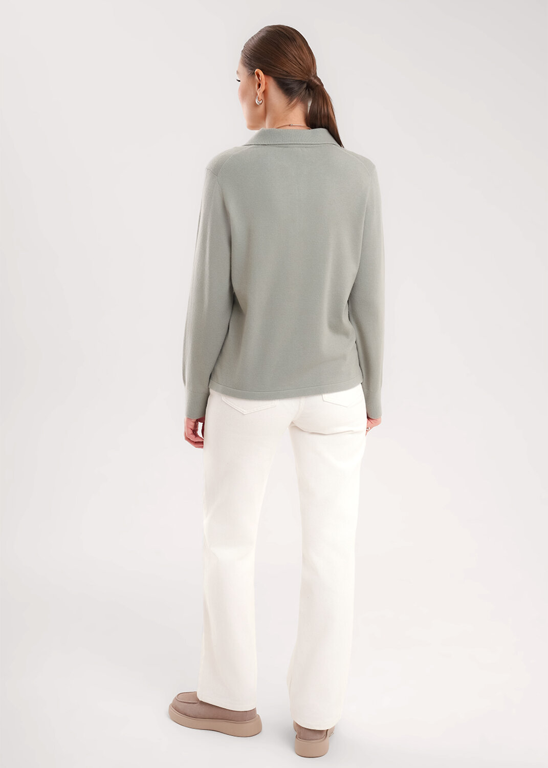 CLEVER Джемпер 579156 364627вн св.хаки