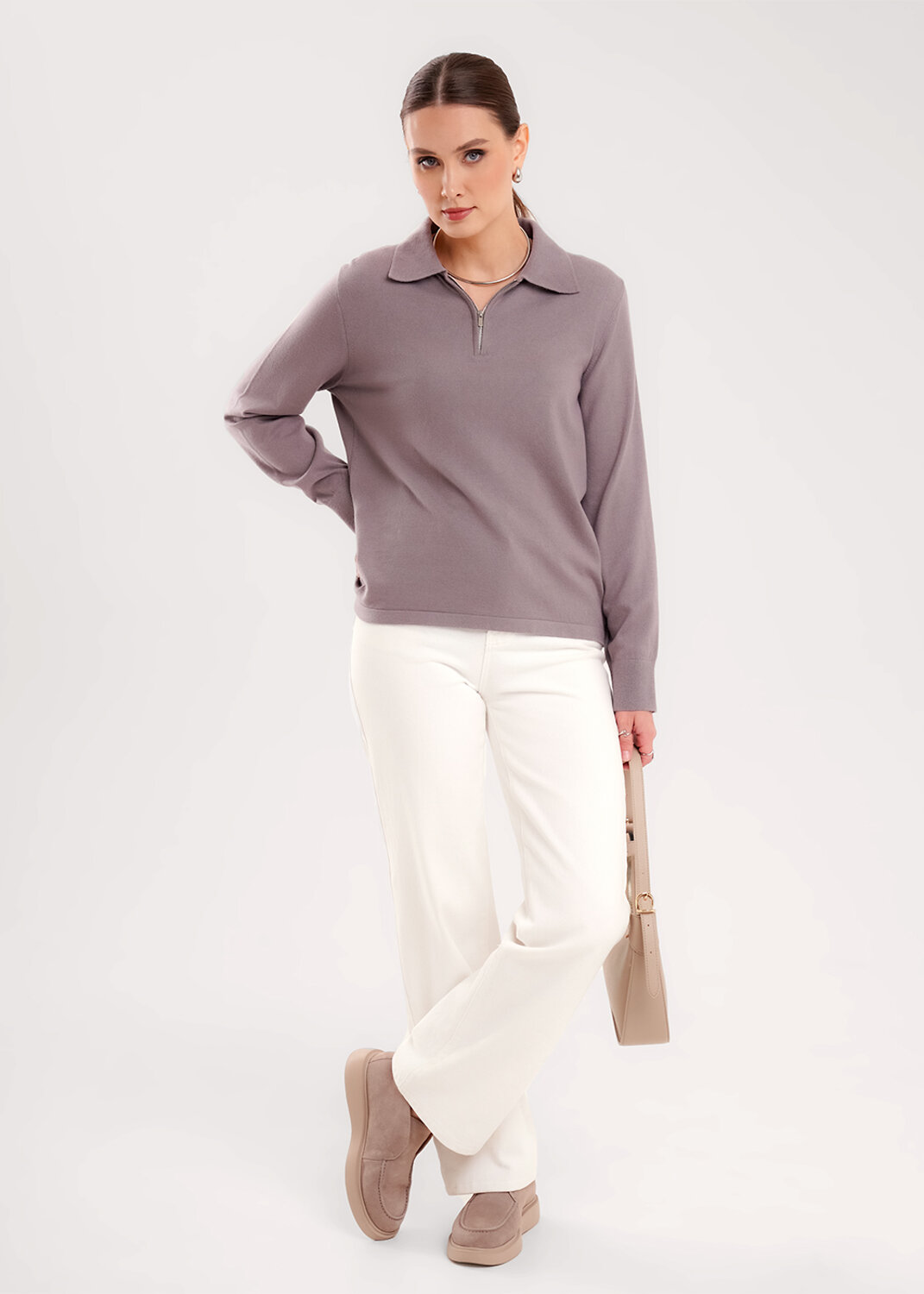 CLEVER Джемпер 579157 364627вн серый