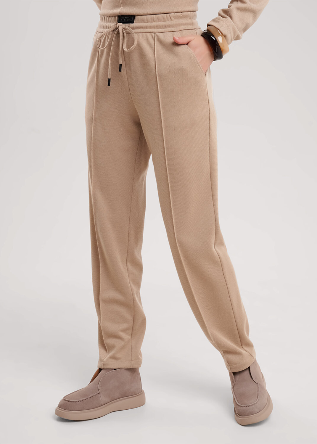 CLEVER Брюки 579161 267101/195зэж бежевый/св.коричневый