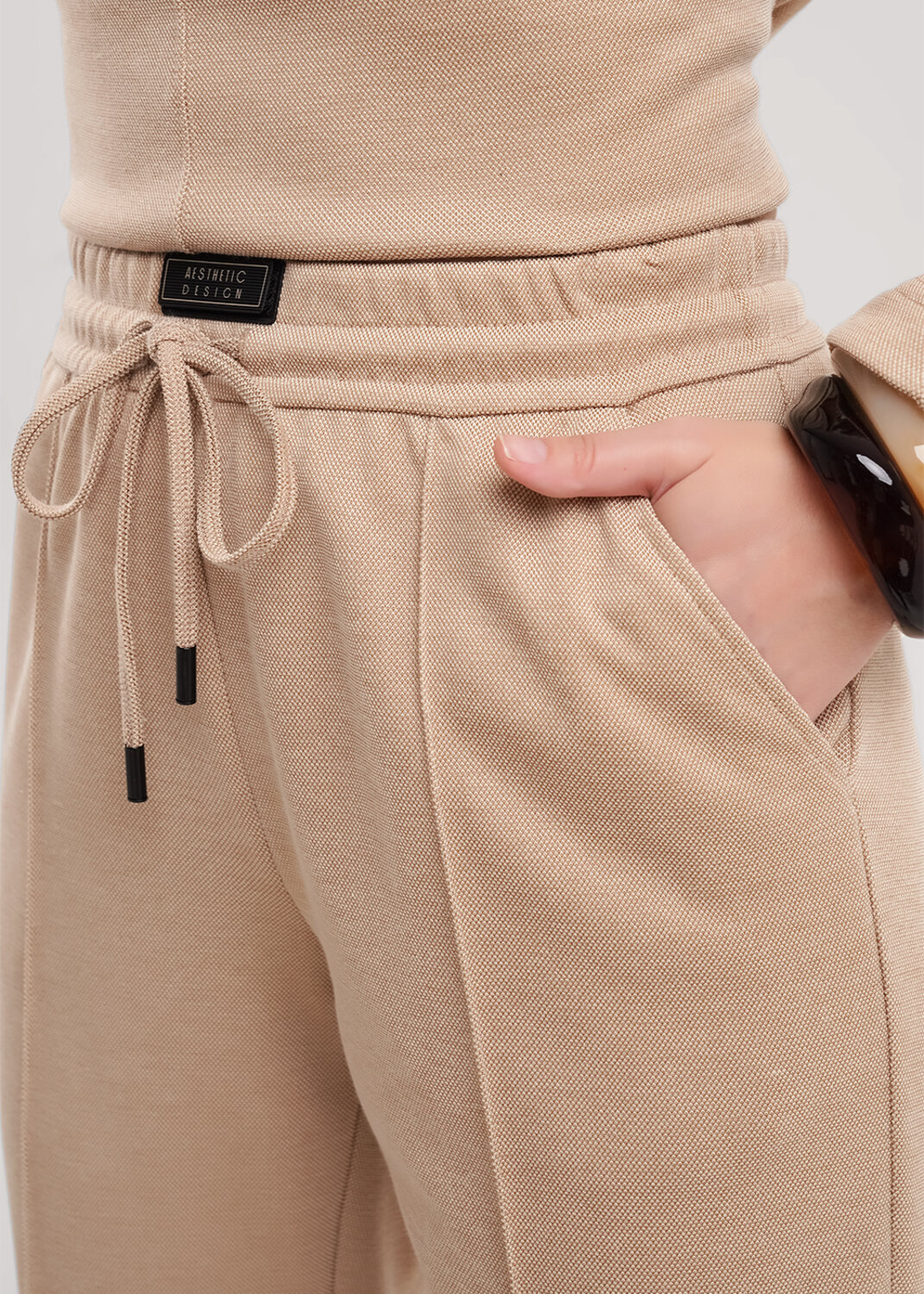 CLEVER Брюки 579161 267101/195зэж бежевый/св.коричневый