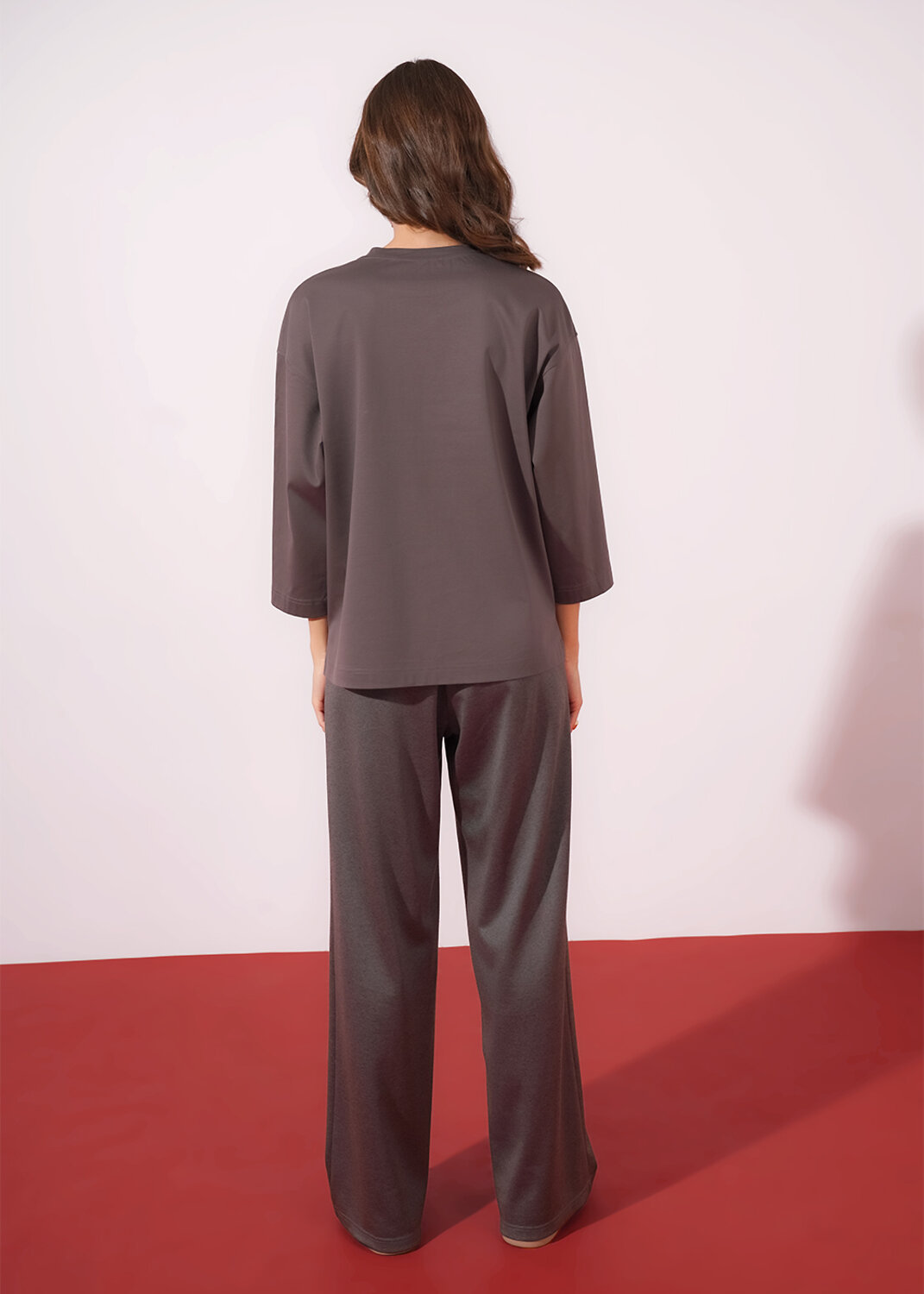 CLEVER Брюки 579162 267099/196д кофейный/т.серый