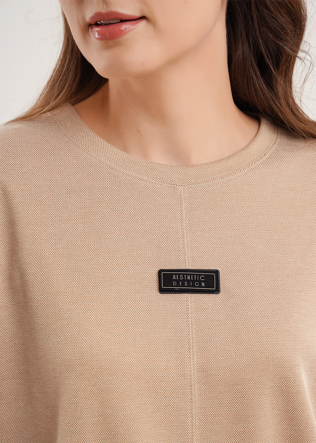 CLEVER Джемпер 579163 267104/195зэж бежевый/св.коричневый