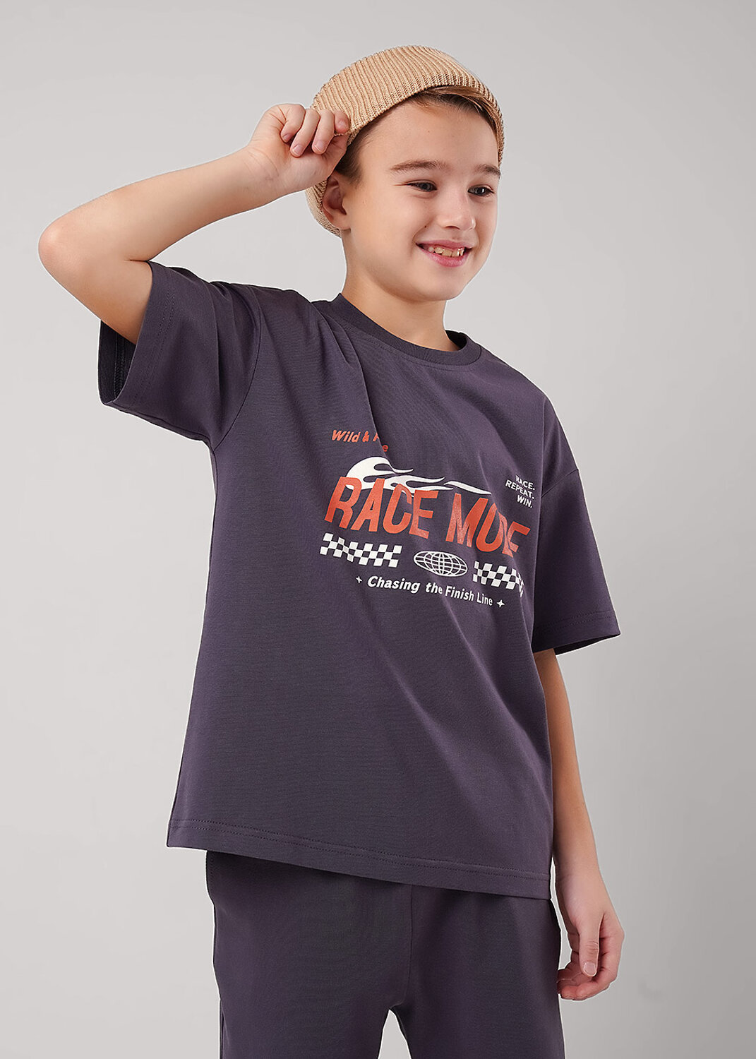 CLEVER Футболка 579170 865756кд_п т.серый