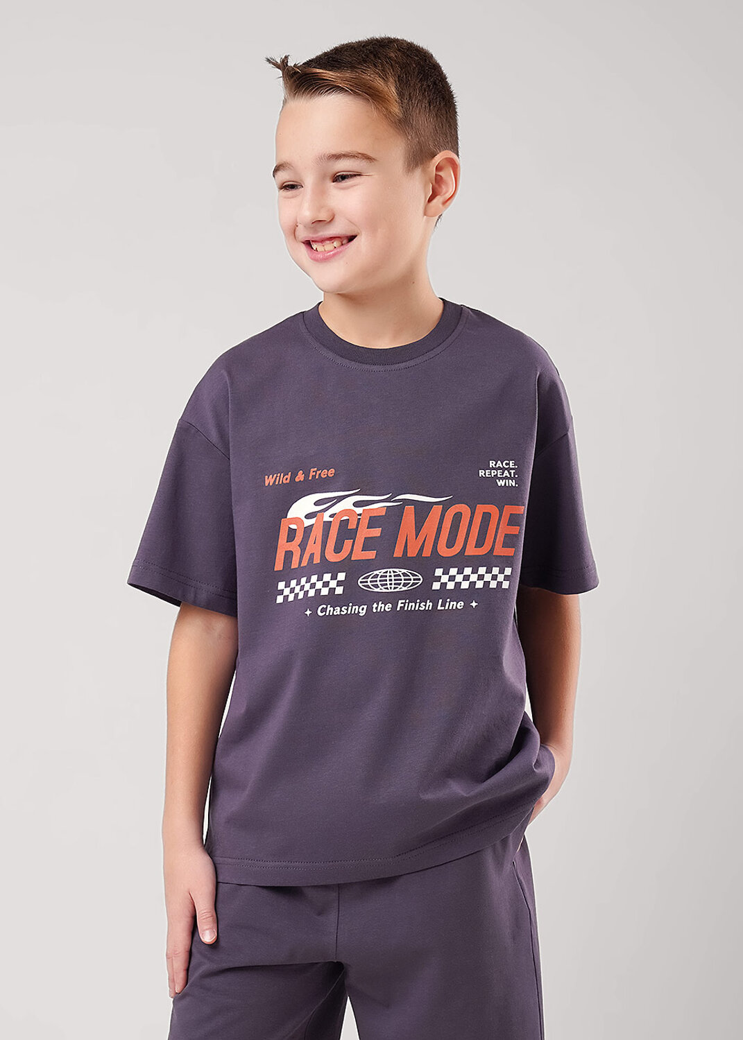 CLEVER Футболка 579170 865756кд_п т.серый