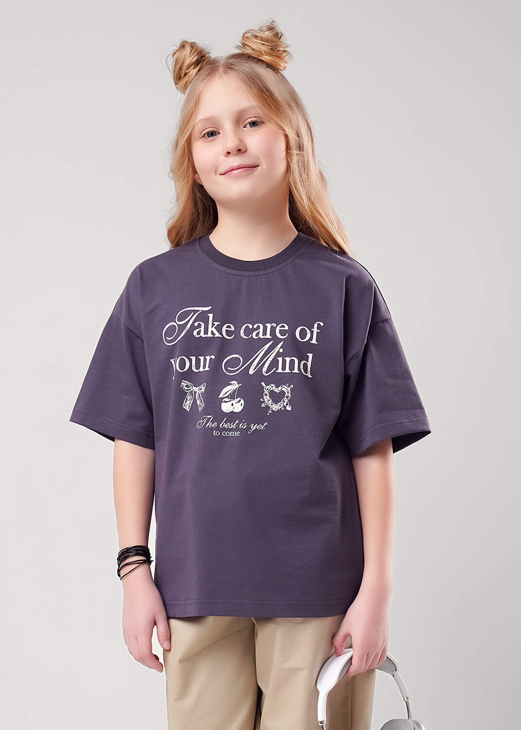 CLEVER Футболка 579176 866885кд_п т.серый