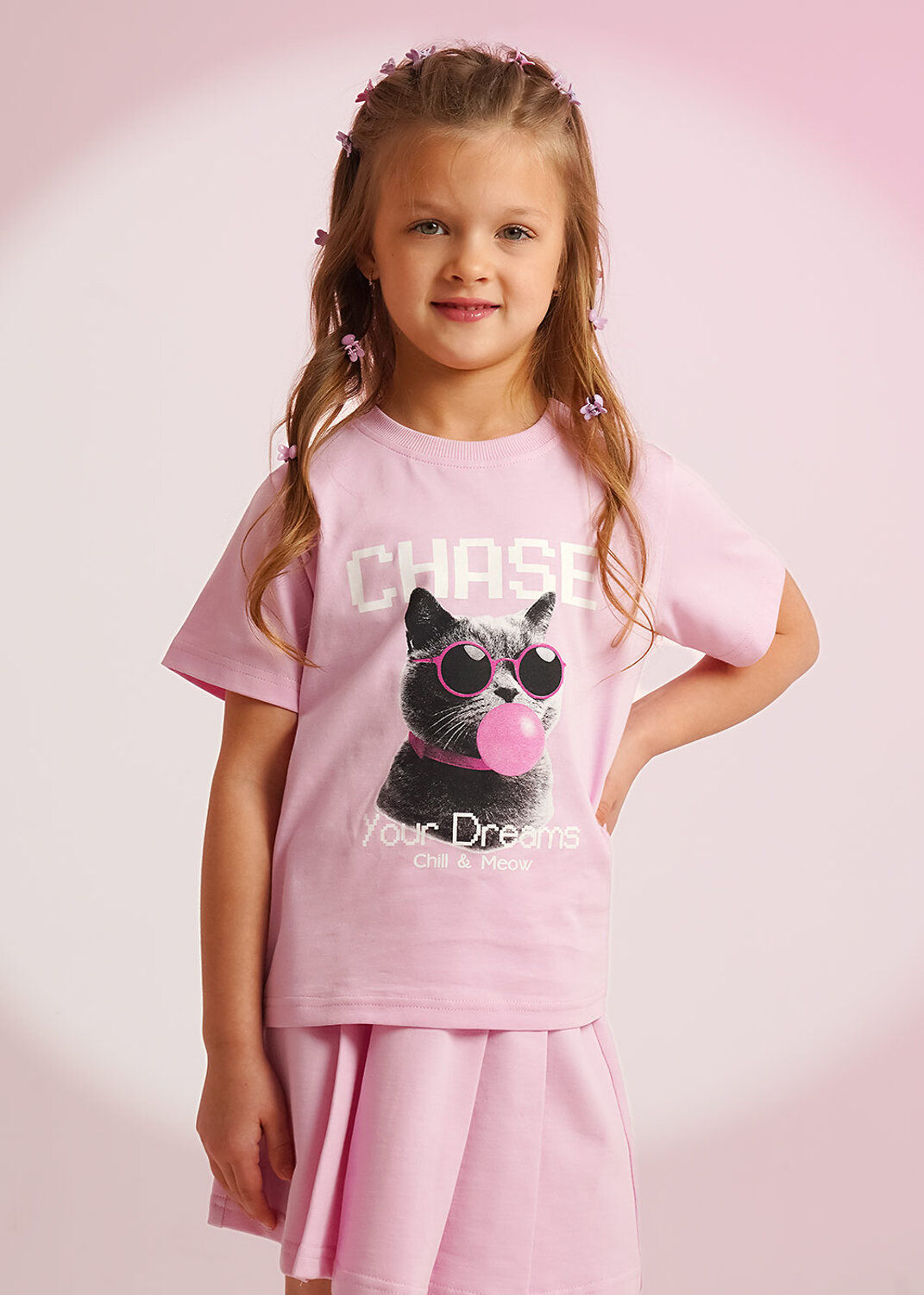 CLEVER Футболка 579180 866748/11кд_п розовый