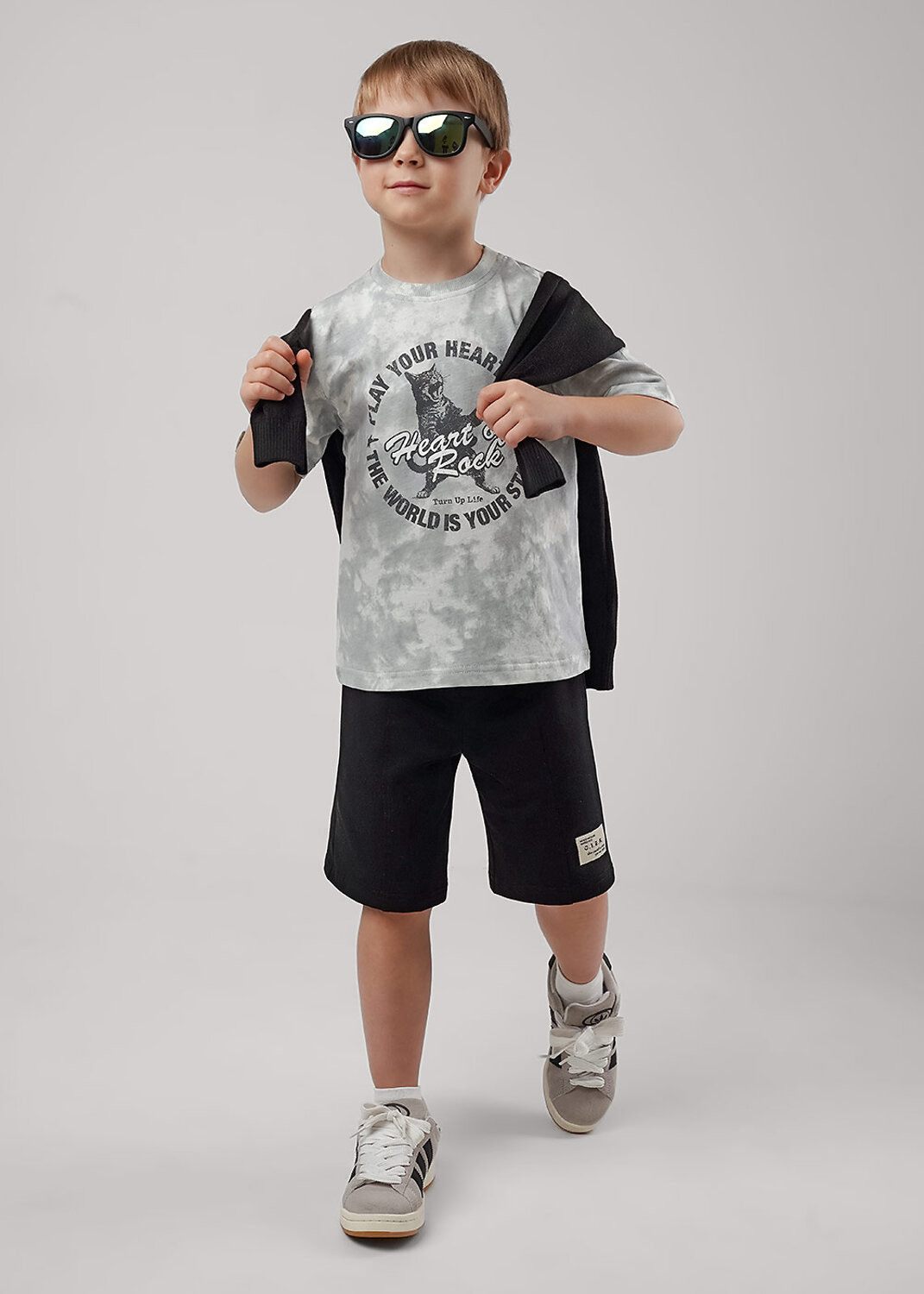 CLEVER Футболка 579184 865769/10кдн_п1 св.серый/серый