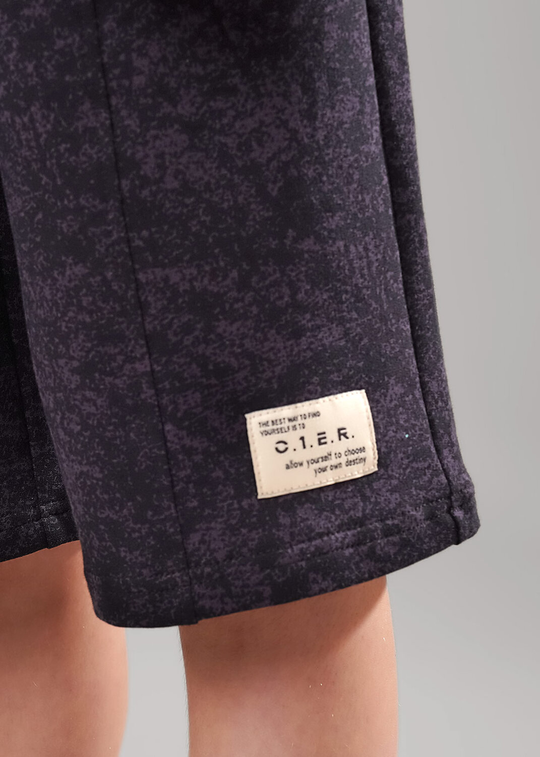 CLEVER Шорты 579190 867276/10ун т.серый/чёрный