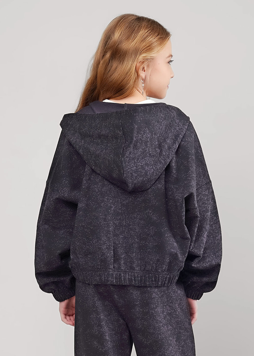 CLEVER Куртка 579197 867306/11ун т.серый/чёрный