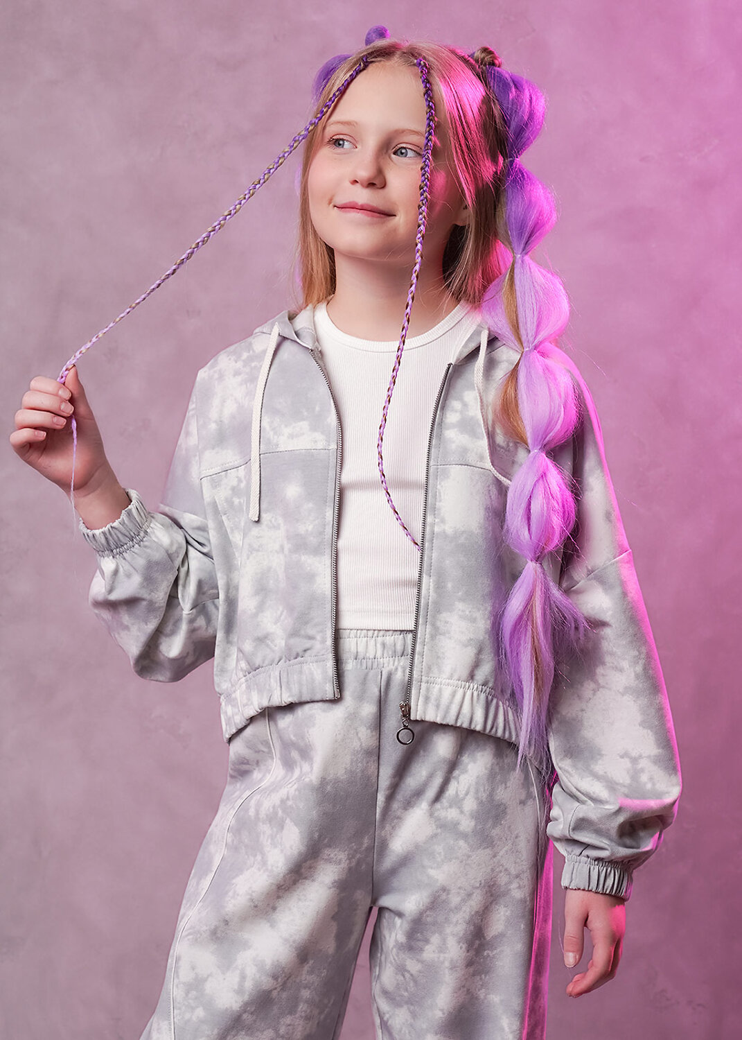 CLEVER Куртка 579198 867306/11ун св.серый/серый