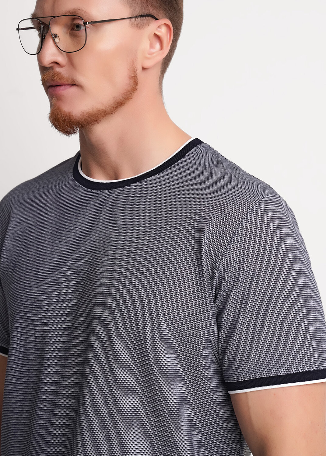 CLEVER Футболка 579202 562538/04кжн т.синий/белый