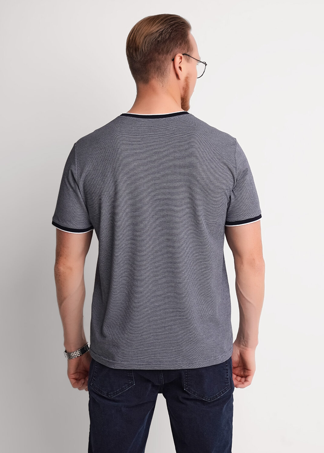 CLEVER Футболка 579212 562538/04кжн maxi т.синий/белый