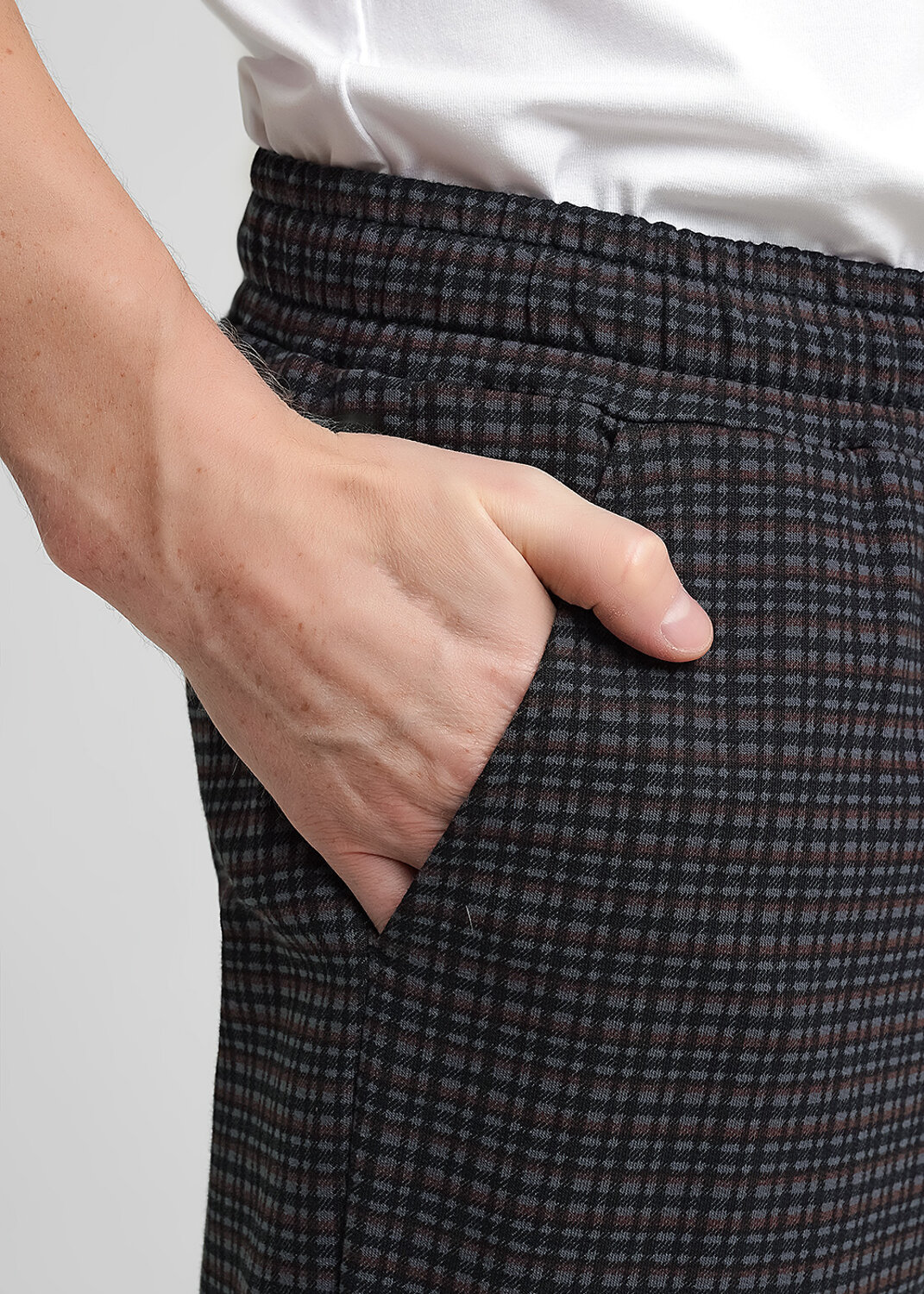 CLEVER Брюки 579220 562309/05ан т.серый/т.коричневый