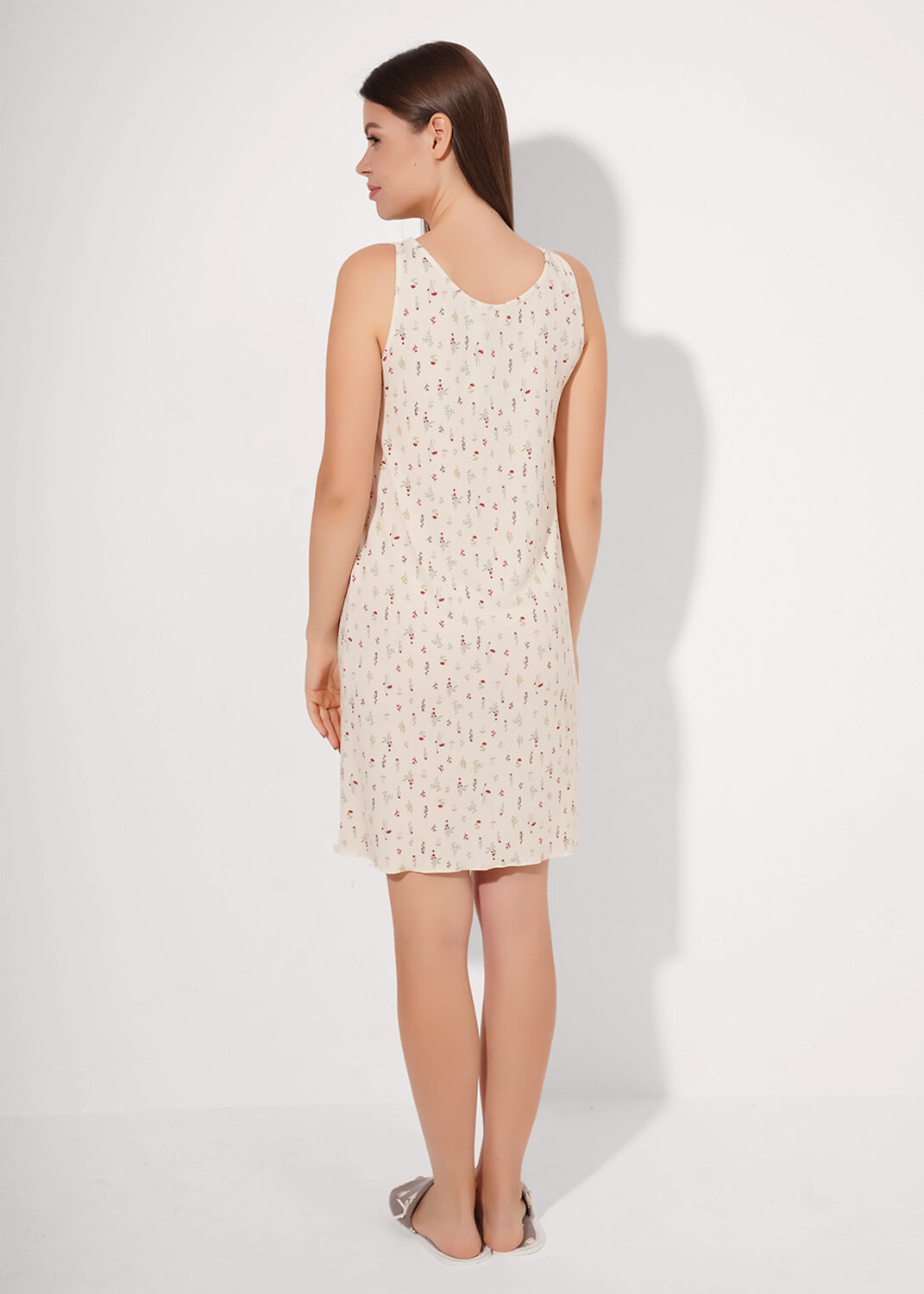 CLEVER Сорочка 579229 LS26-1211 св.бежевый/св.зелёный