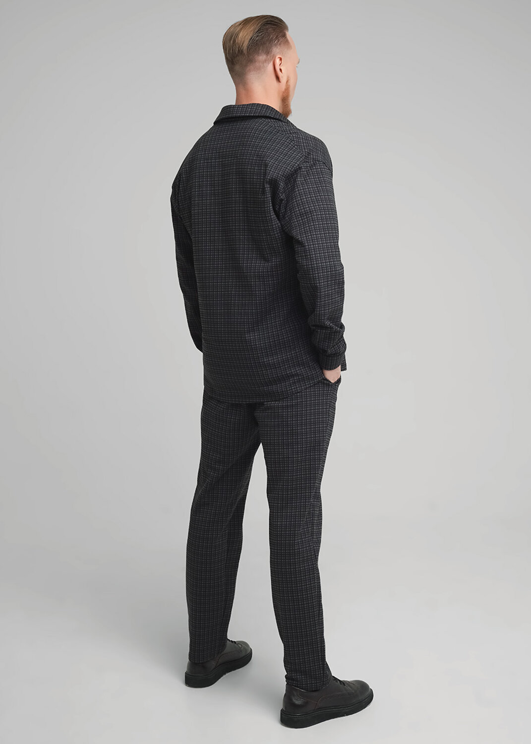 CLEVER Куртка 579234 562508/05ан т.серый/т.коричневый