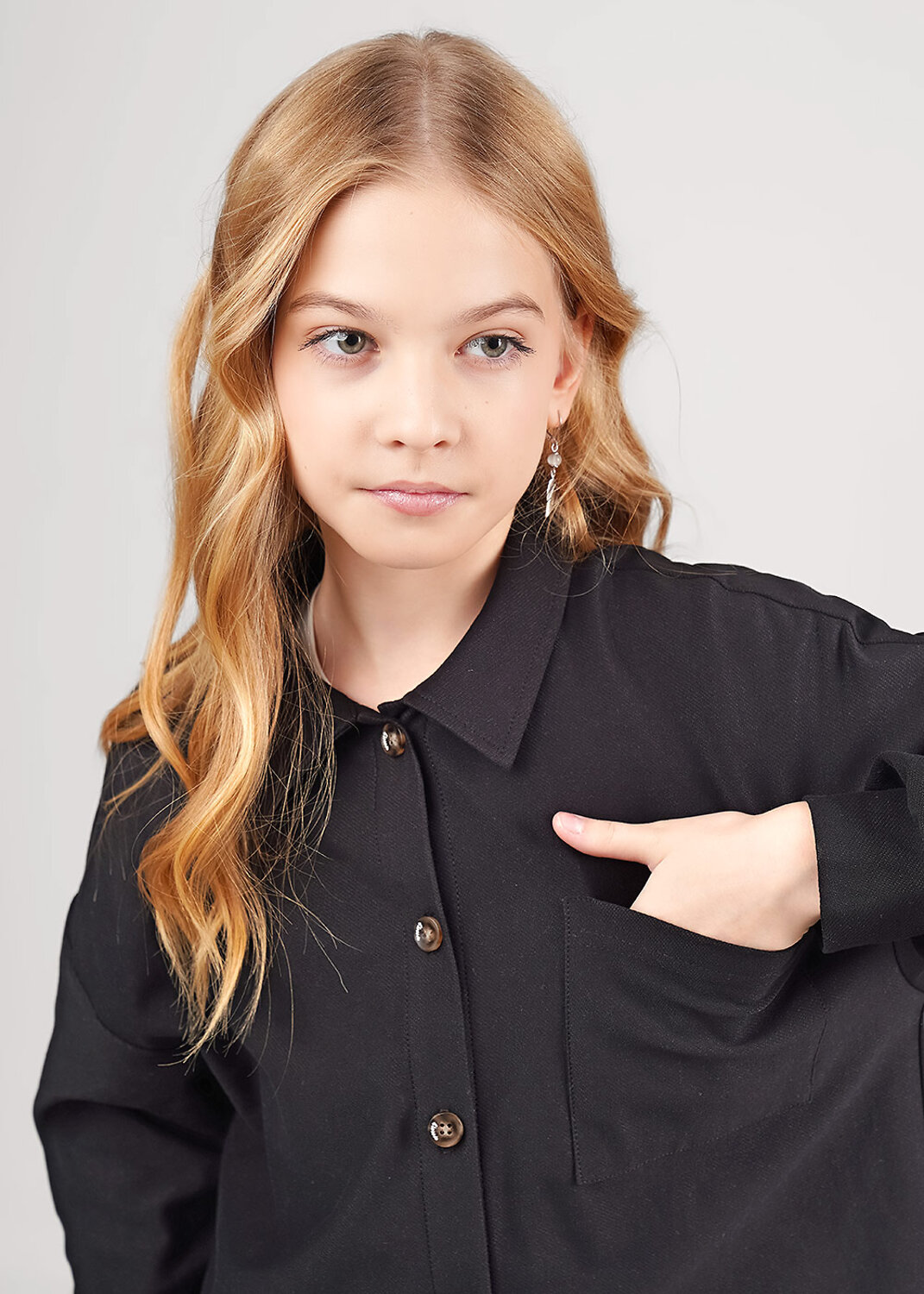 CLEVER Блузка 579243 863268/11д чёрный