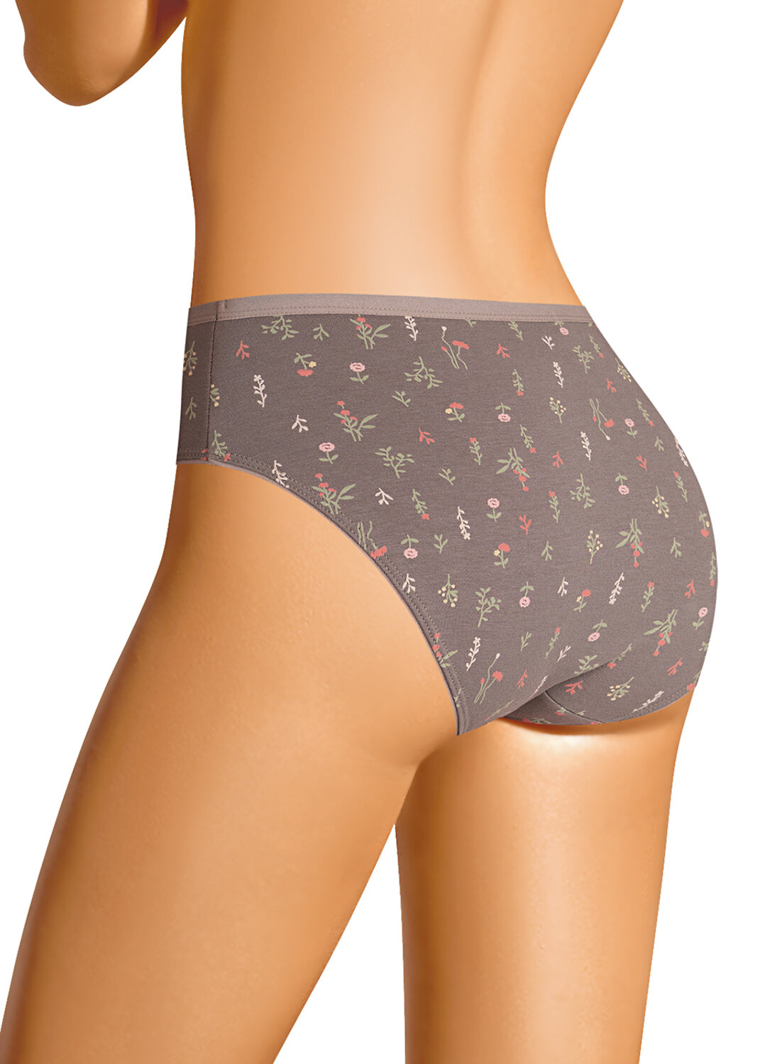 CLEVER Трусы 579247 C1211/1 кофейный/св.бежевый