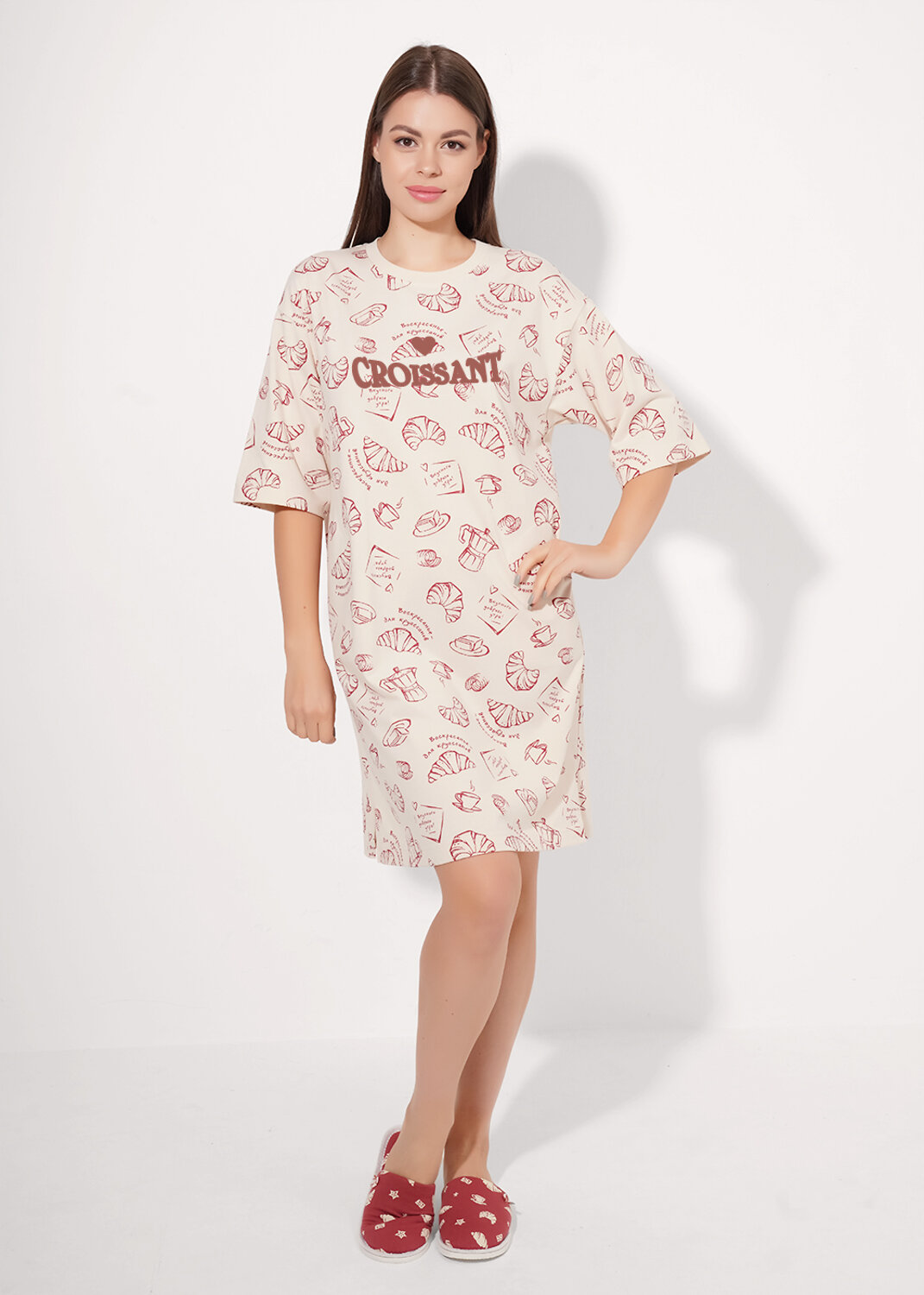 CLEVER Платье 579256 LDR26-1211/1 св.бежевый/терракотовый