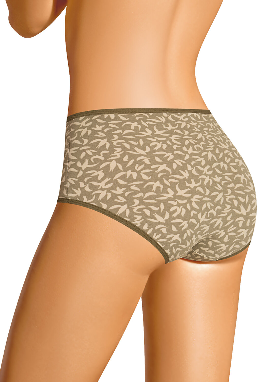 CLEVER Трусы 579273 M1213/1 кофейный/св.бежевый