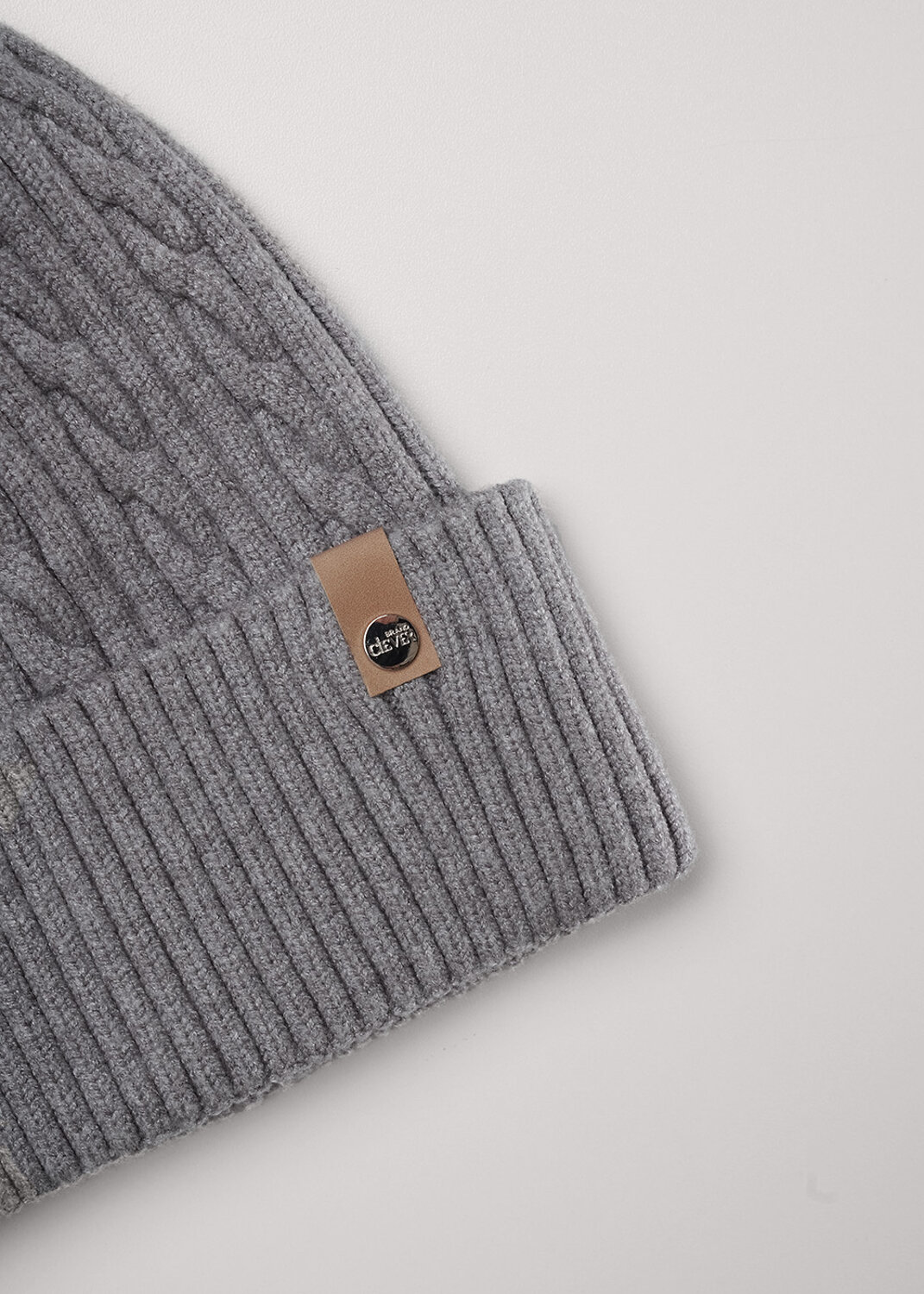 CLEVER Шапка 579293 564647вн меланж серый