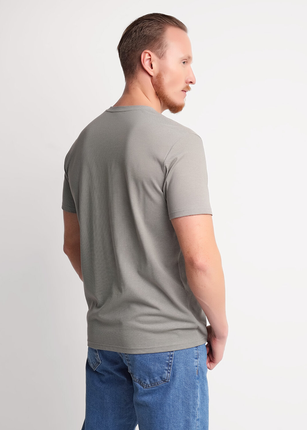 CLEVER Футболка 579305 662308зэ_п хаки/св.серый