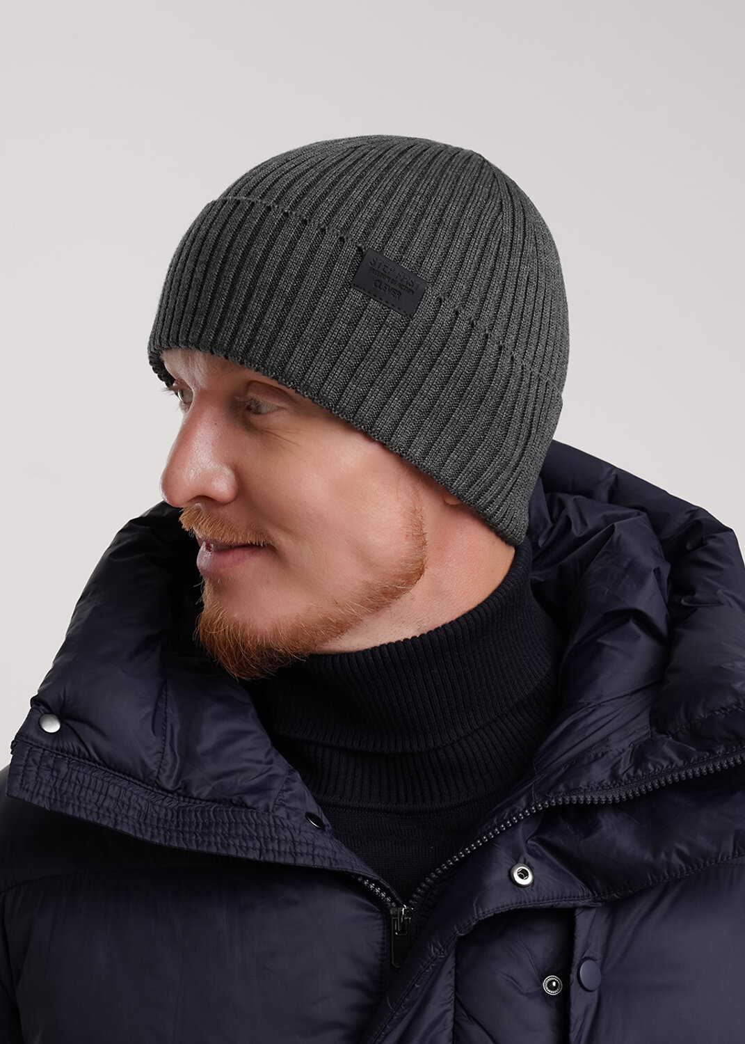 CLEVER Шапка 579323 533705ха меланж серый