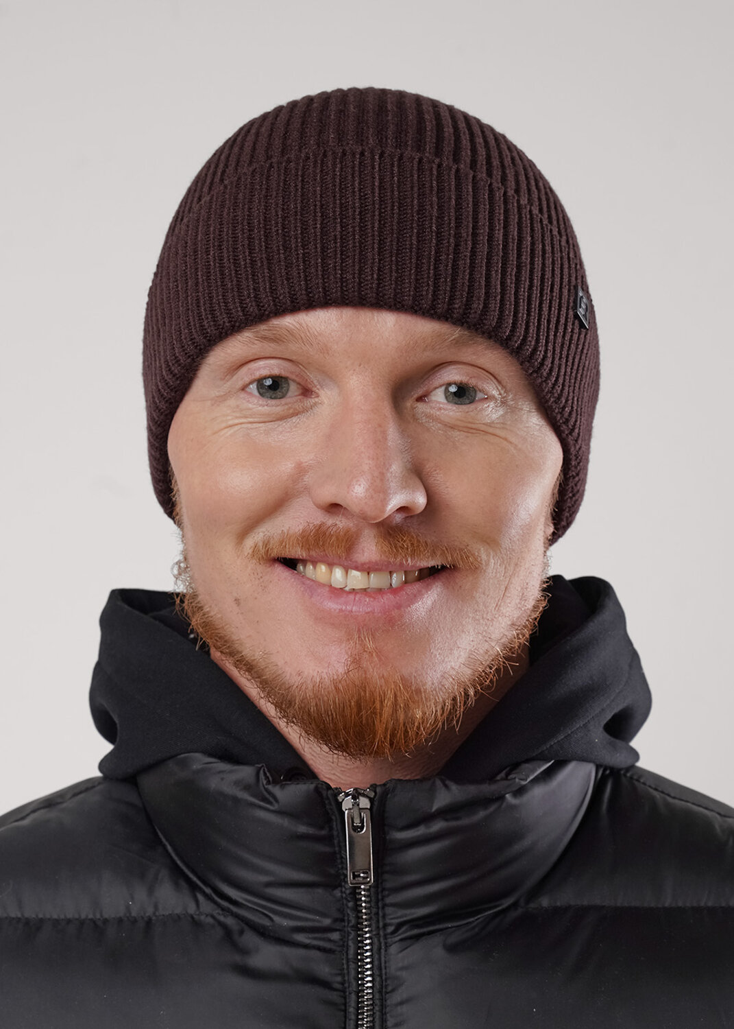 CLEVER Шапка 579325 554322вп т.коричневый