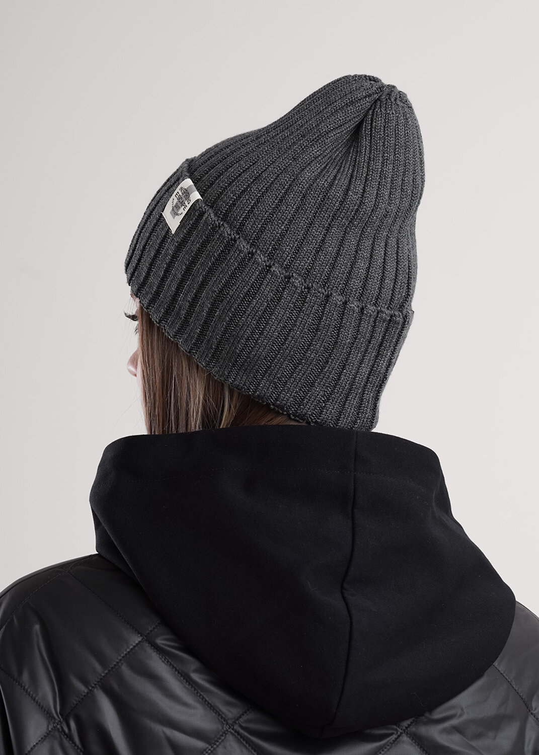 CLEVER Шапка 579328 554324ха меланж серый