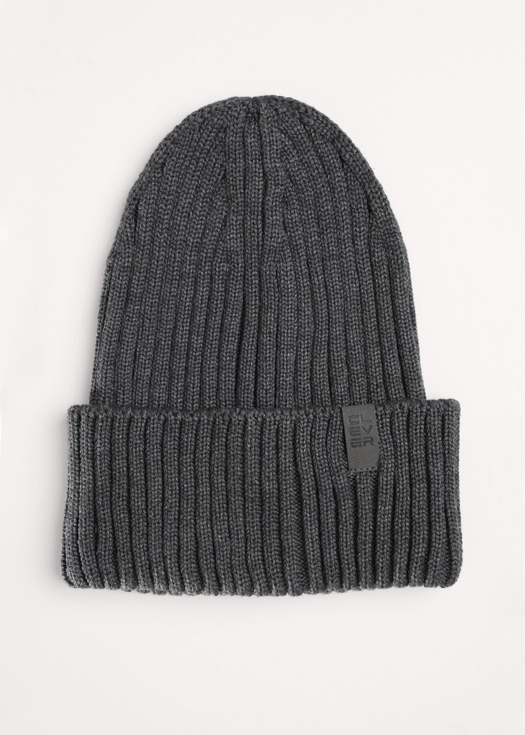 CLEVER Шапка 579329 454380ха меланж серый