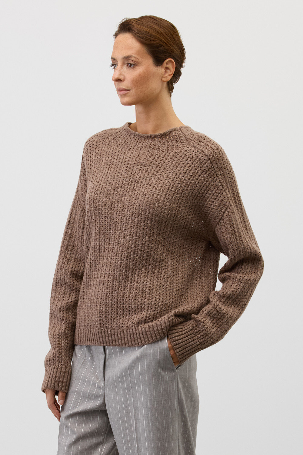 VERY NEAT Джемпер 579393 ЕВ 30222/ш коричневый